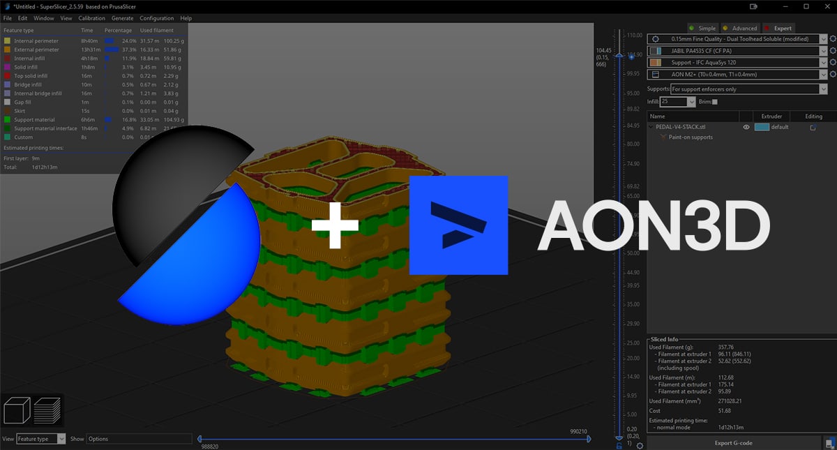 AON M2+ Adds New Feature-Rich Slicer Option - AON3D